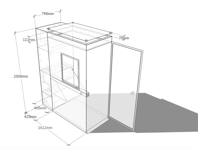 File:Sputum booth, Isometric view.png